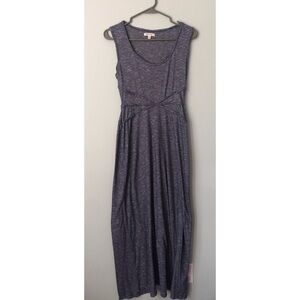 Max Studio Sleeveless Navy Maxi Dress